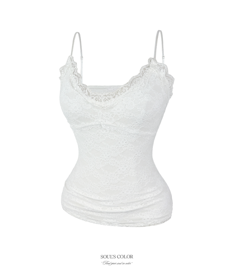 Rosy Lace Sleeveless (2color)