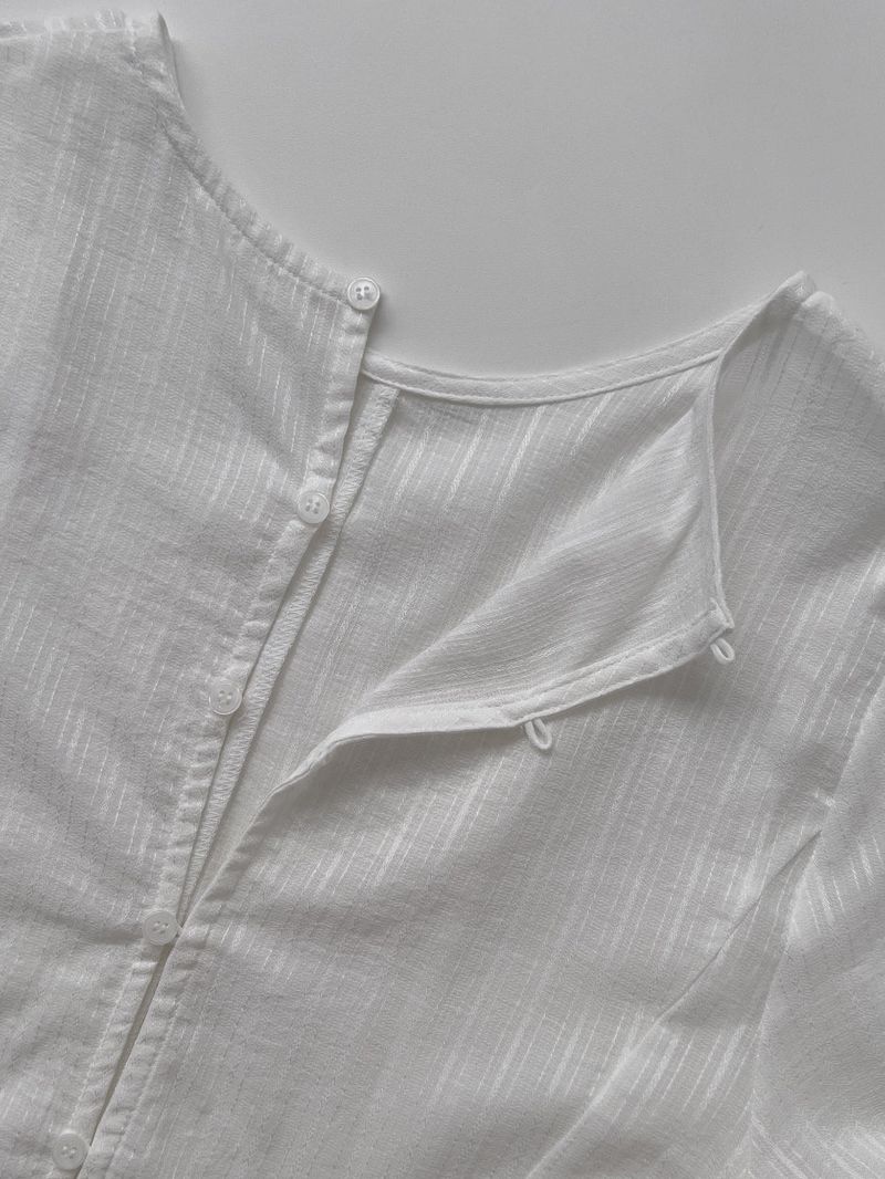 Angela Pintuck Flare Blouse
