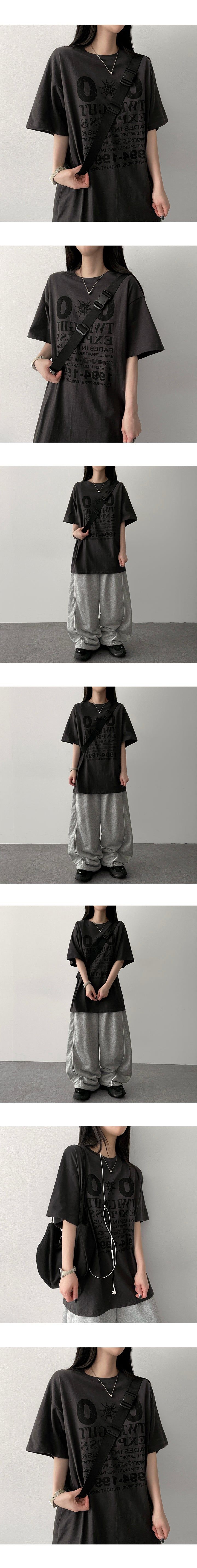 Tury banding line string training wide pants