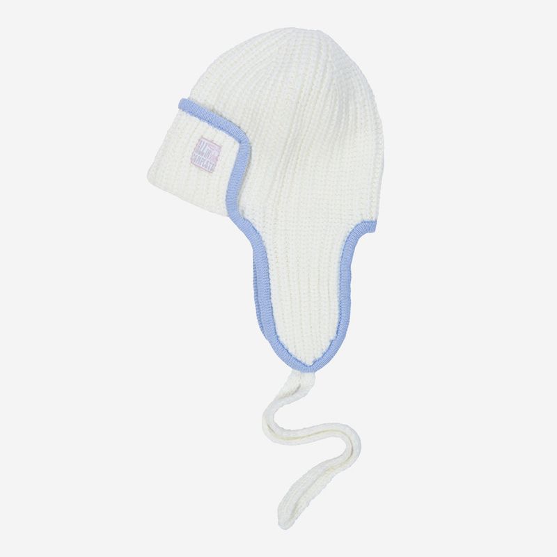 Edge Ear Flap Beanie (Cream)
