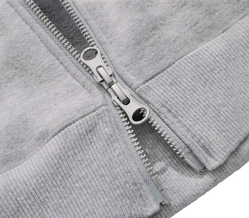 Two way hood zip up