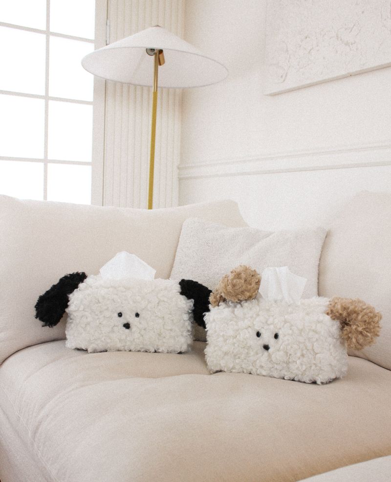 mixed puppy tissue cover, tissue case