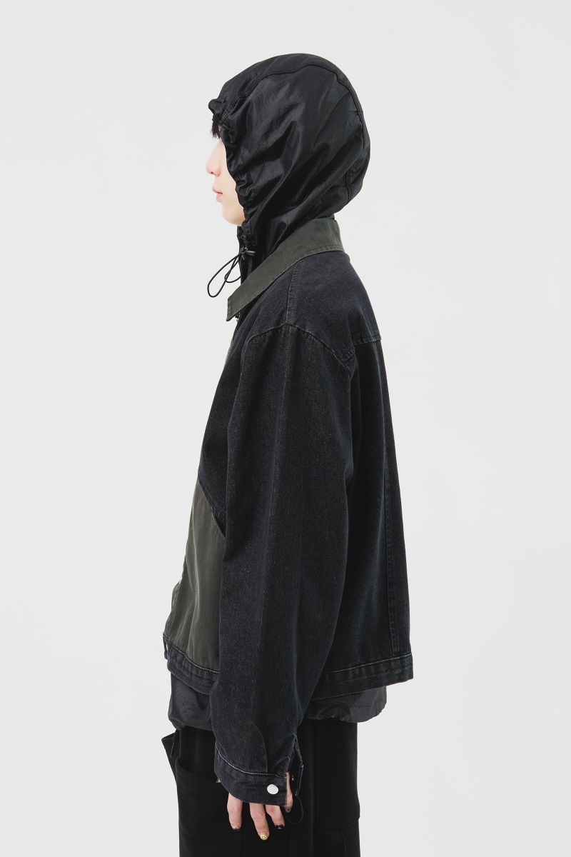 Moss Color Denim Jacket (2color)