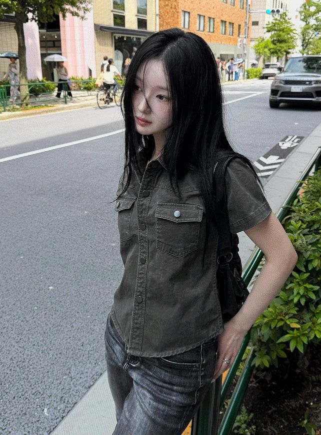 hatsukoshi（ハツコシ）の「Khaki Heritage Shirt（Tops）」