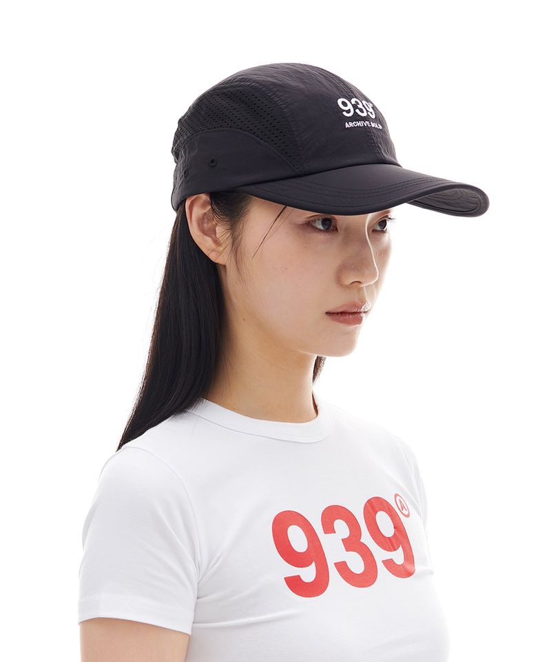 SMALL LOGO MESH CAMP CAP (BLACK)
