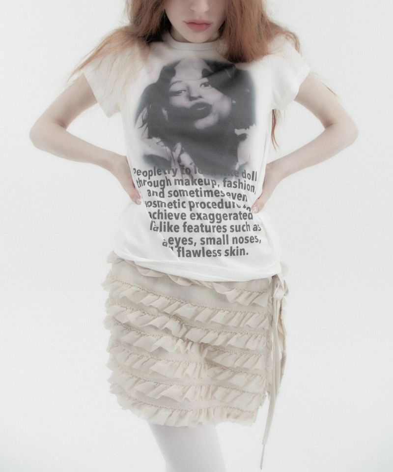 Your Skin Short Sleeve Tee Ivory