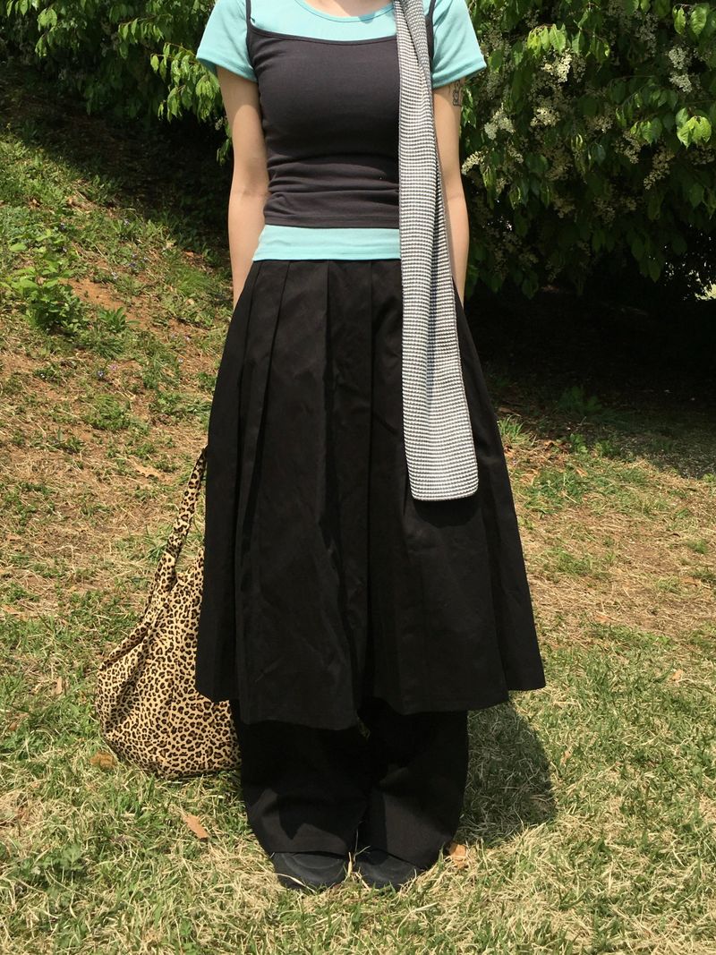 Coco Layered Skirt Pants (2c)