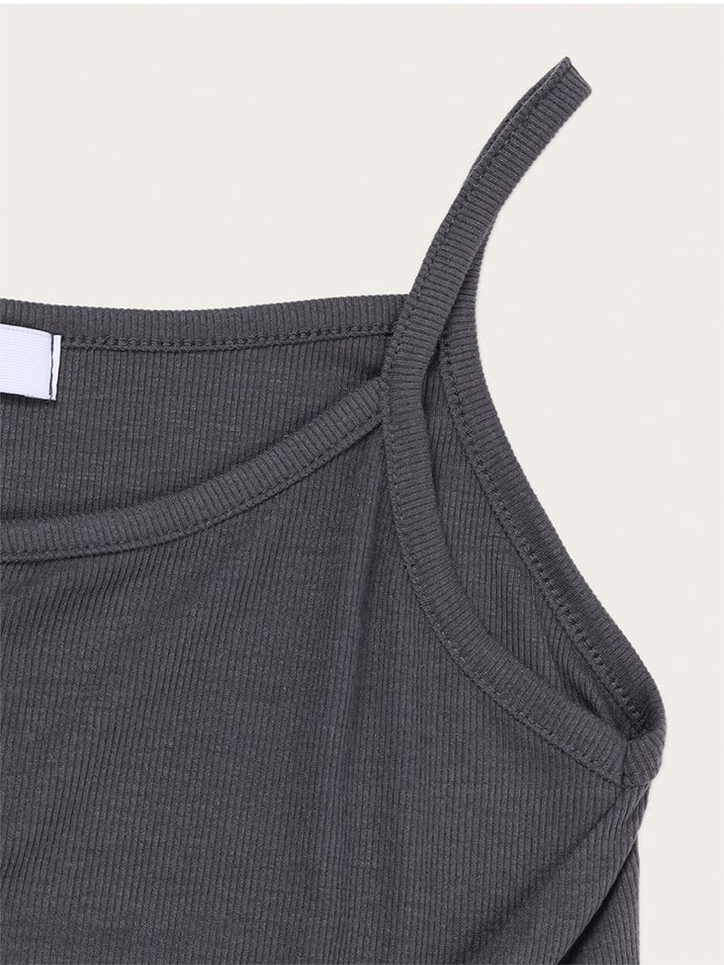 SIDE SHIRRING BUTTON SLEEVELESS (3C)