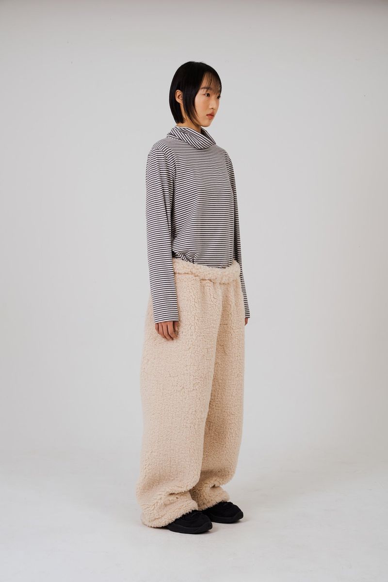 COLOR POP TURTLENECK T-SHIRTS - GRAY