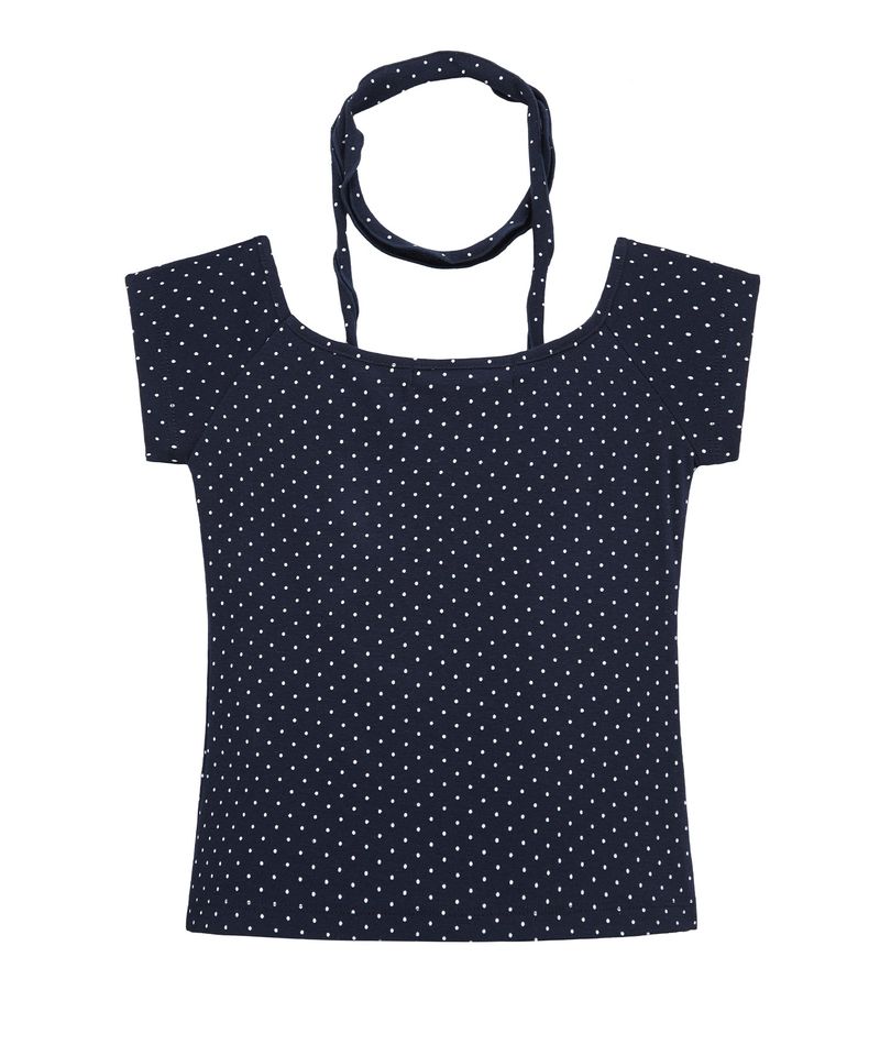 オフ ドット Tシャツ(navy)