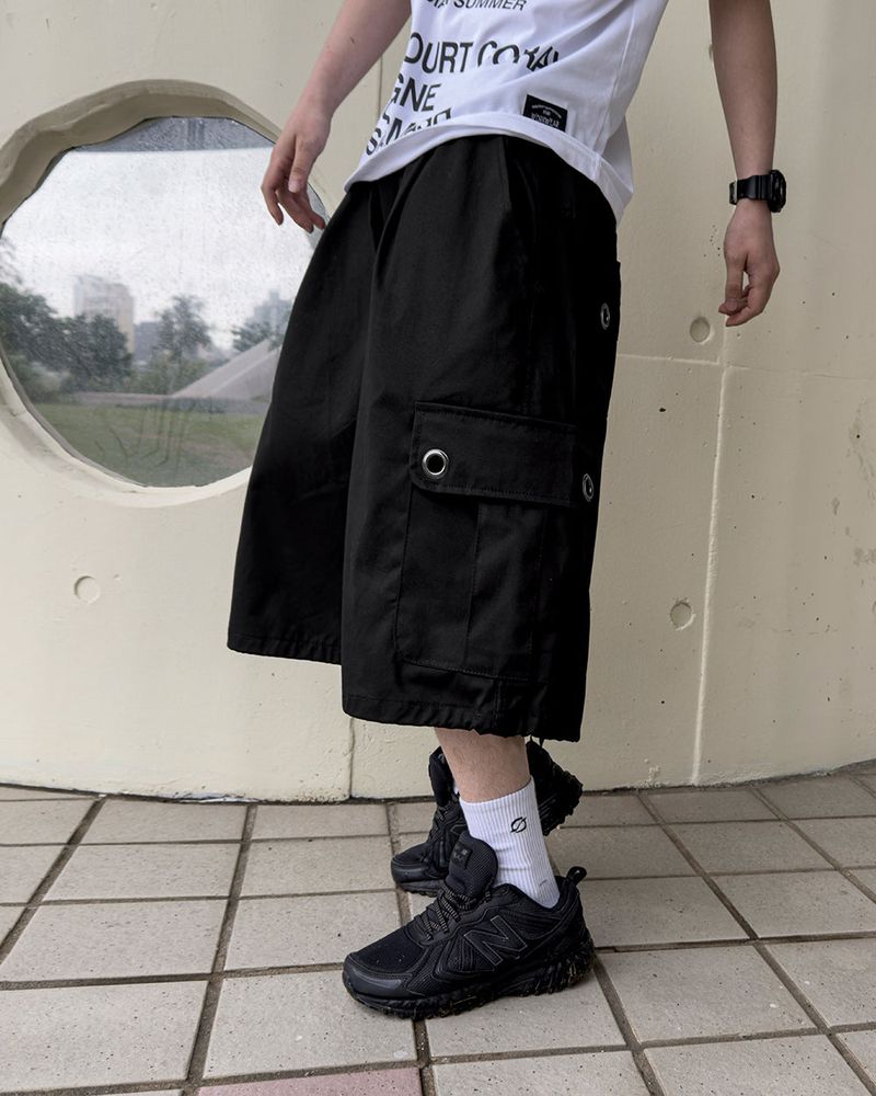 JIIGEUM(ジグム)の「Aver Eyelet Cargo Bermuda Pants(Pants)」