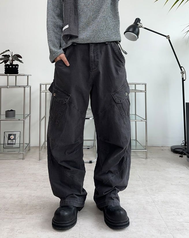 SATIIIZ（サティーズ）の「Feden Vintage Dyed Cargo Pants（Pants）」