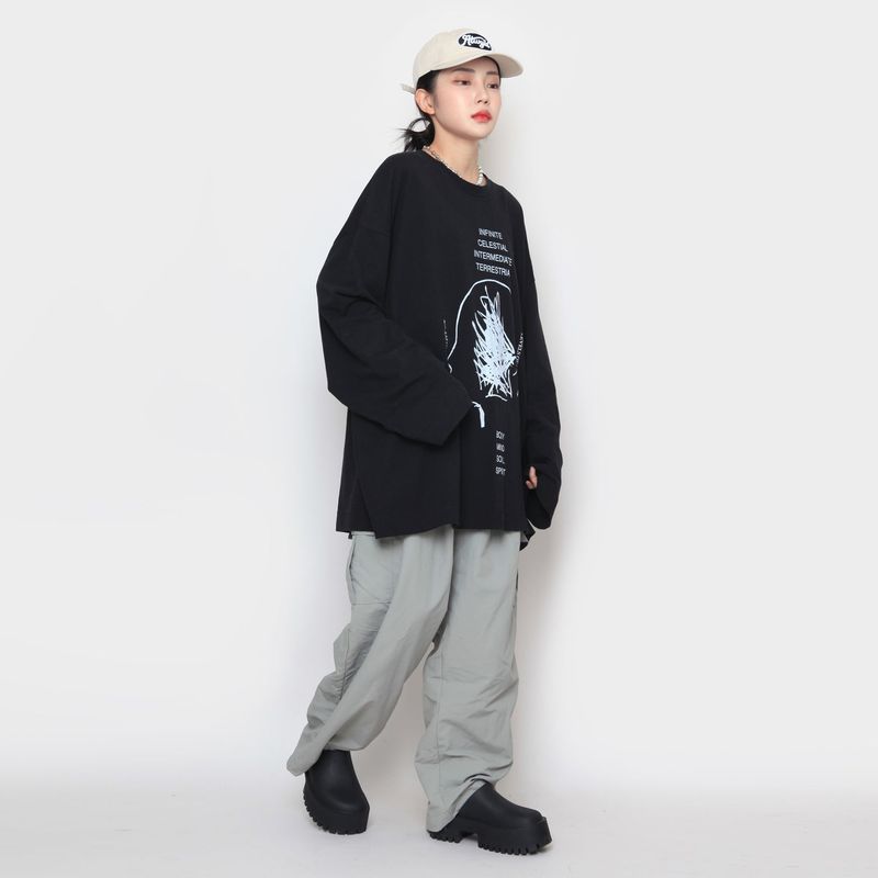 Brain over long sleeve T
