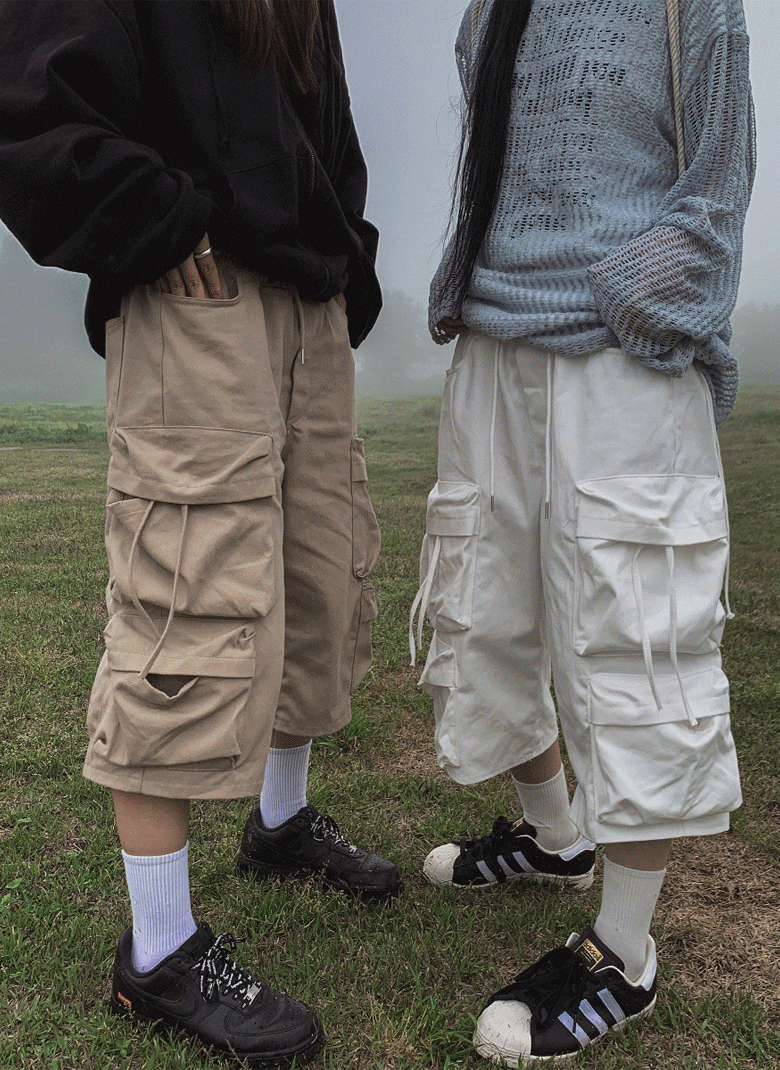 ULAN（ユレン）の「ユーティリティストラップバミューダカーゴパンツ（パンツ）」
