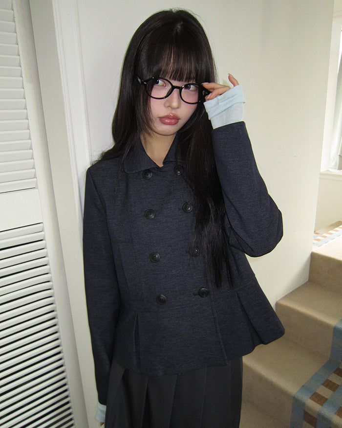 Lowell Double Button Short Jacket