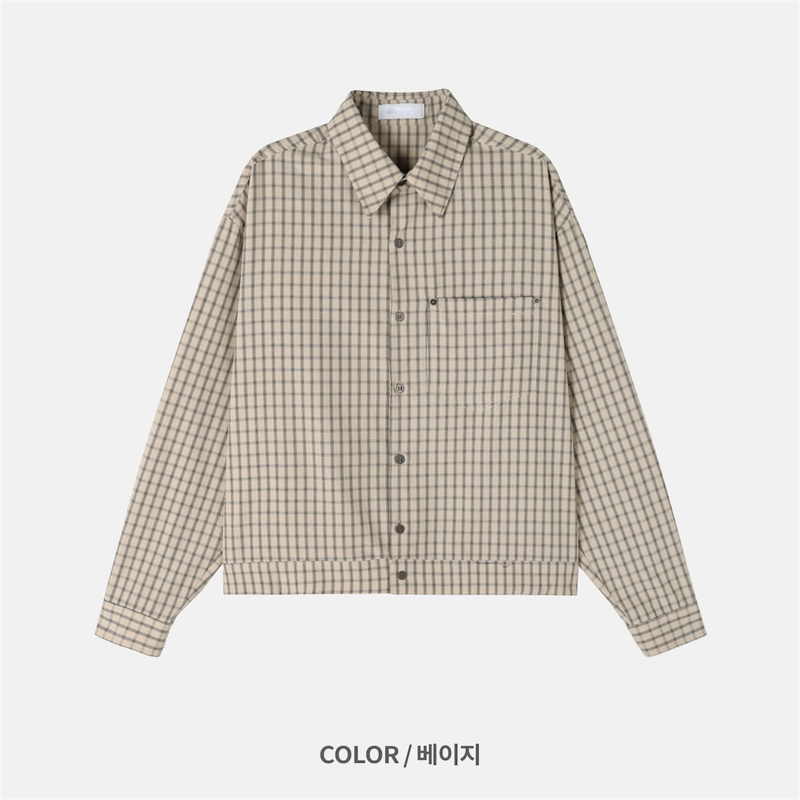 Tion Crop Check Shirt (3 Colors)
