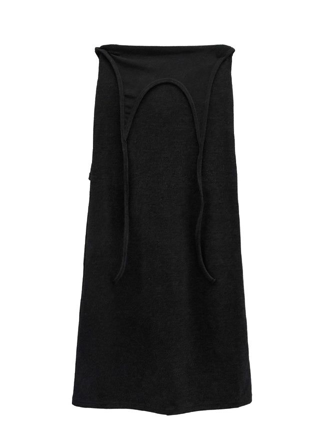 Janet two-way slit long skirt