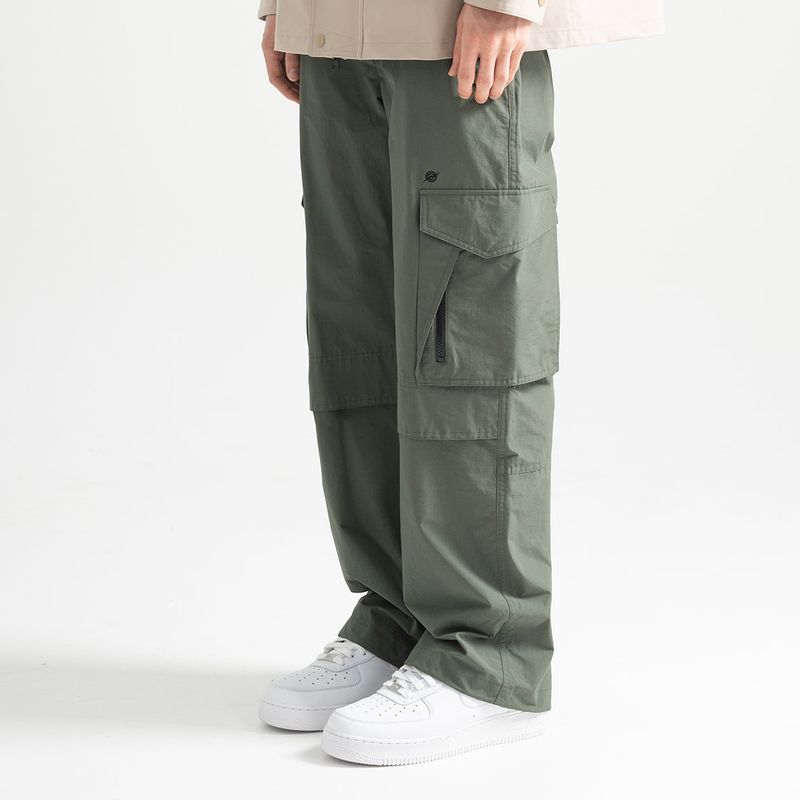 KALAPATTHAR（カラパタール）の「Nylon RIB Ventilation Cargo Pants - KHAKI（Pants）」