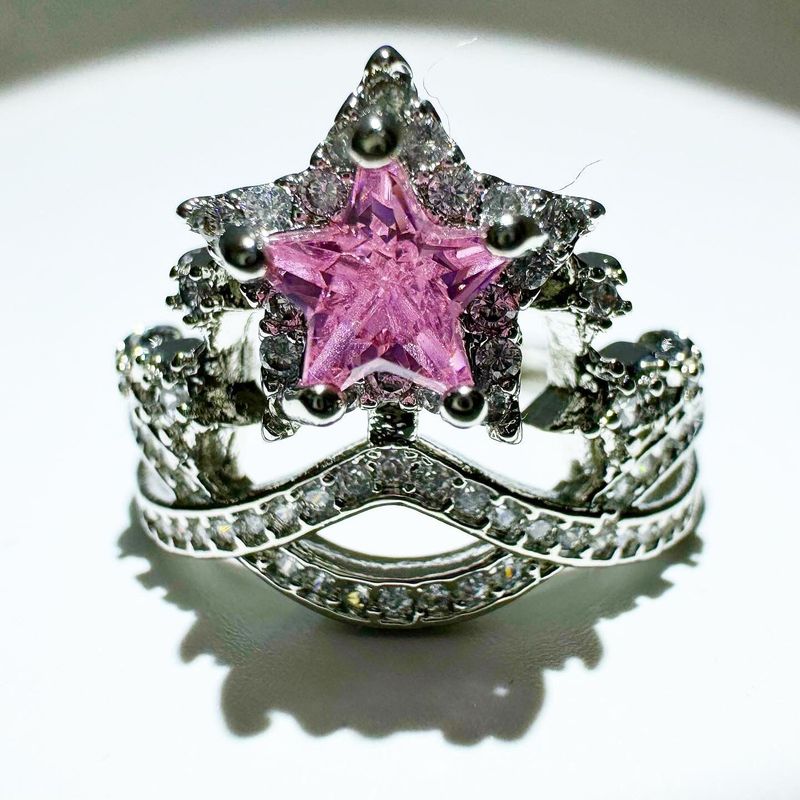 [Red Velvet Wendy] Big star crown ring (2color)