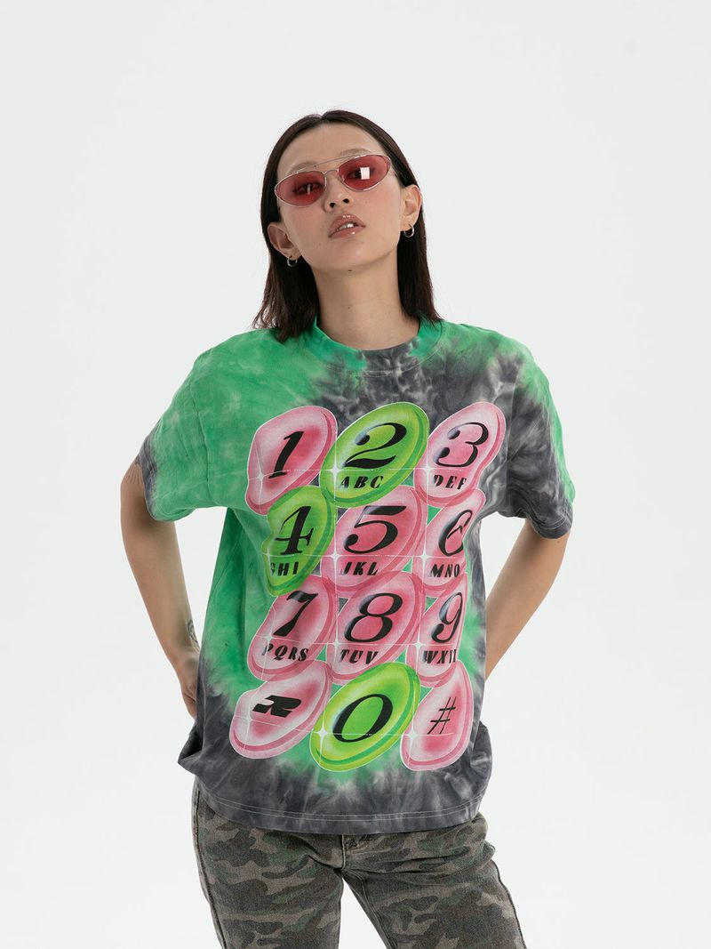 Retrovegas（レトロベガス）の「RTVG(RETROVEGAS) 420フォーンタイダイTシャツ（トップス）」