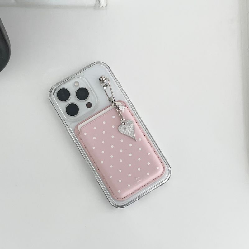 Pink Dot MagSafe card wallet+MagSafe case