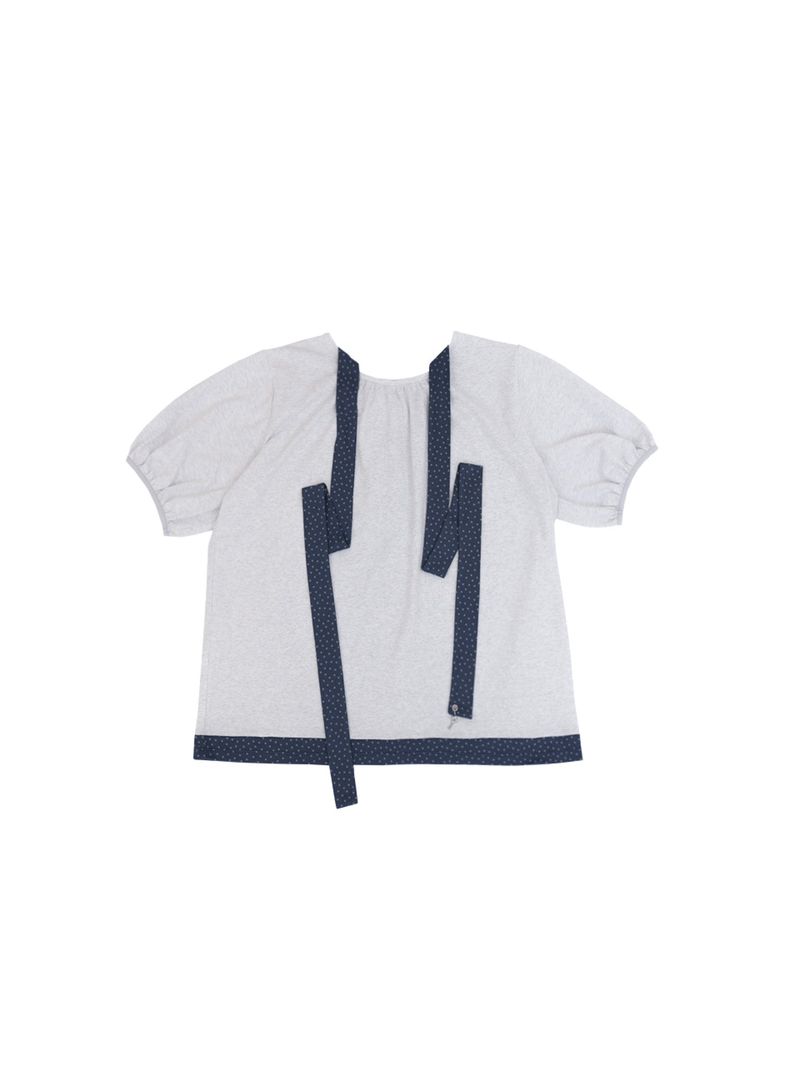 STARRY PENDANT BACK RIBBON TOP