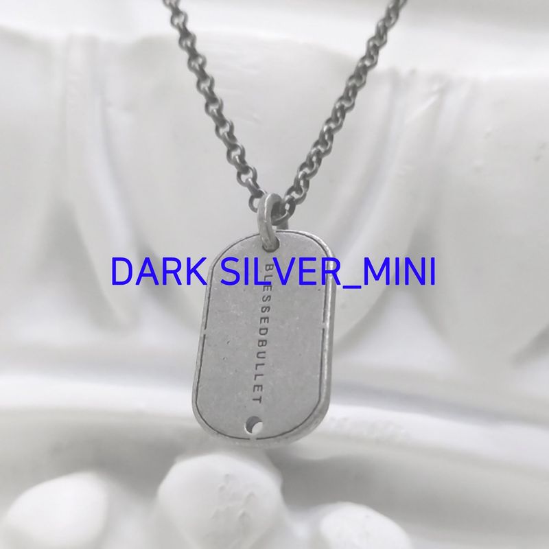 [BLESSEDBULLET]DOGTAG II CHAIN NECKLACE_MINI