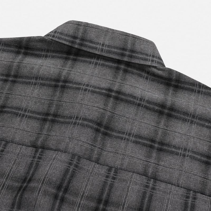 Lucent pigment over check shirt