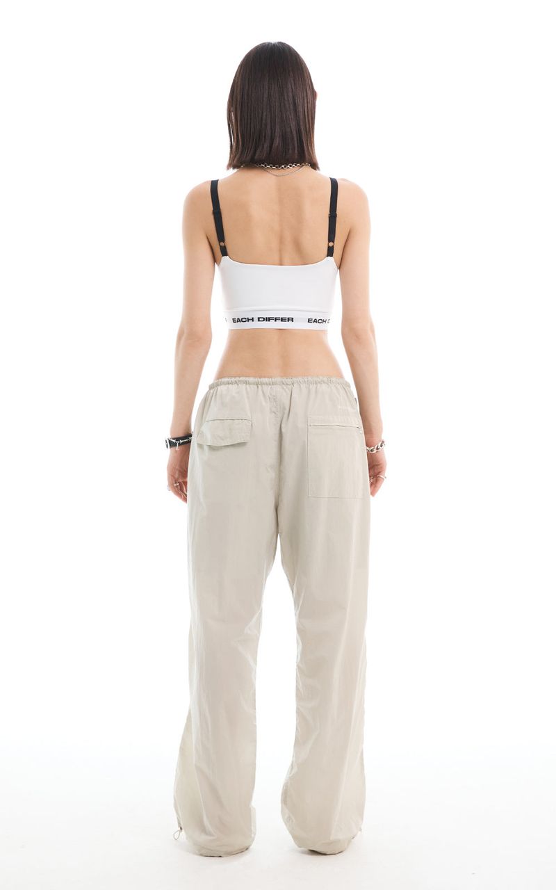 LOGO BAND BRA TOP_WHITE