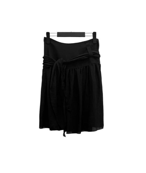 Fiel Knot Flare Midi Skirt
