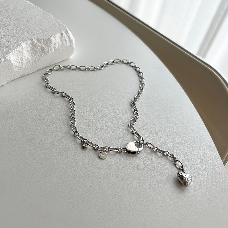 hvv Heart Bold y2k Volume Heart Necklace