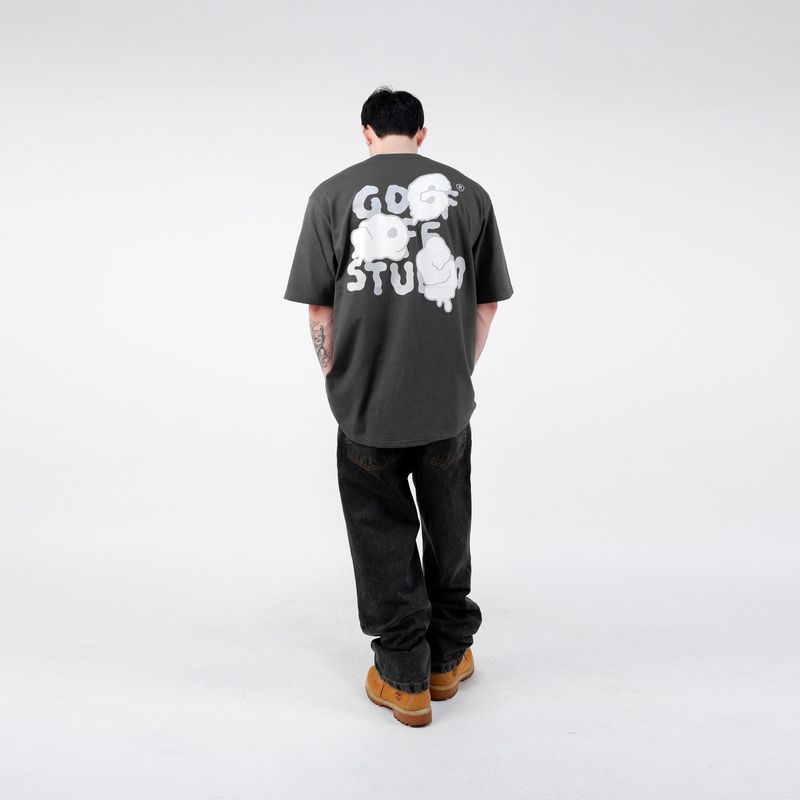 G.O.S. MAIN LOGO TEE - ( Charcoal )