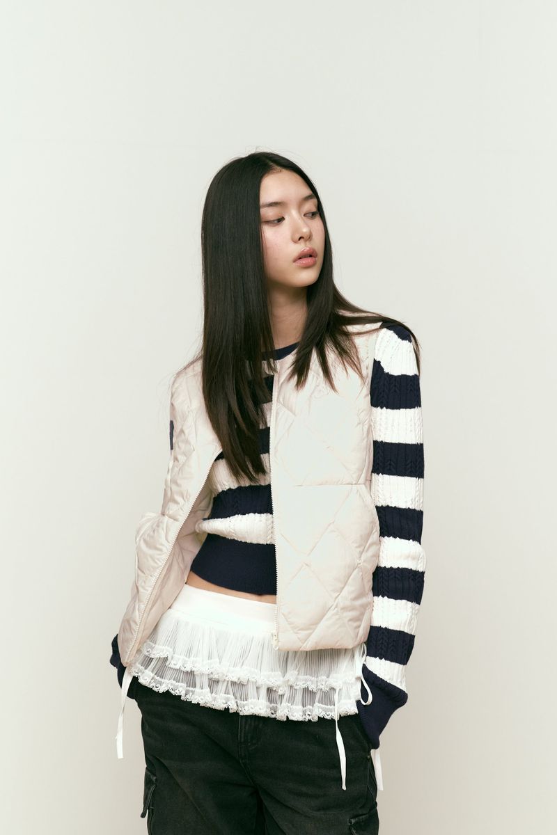 KIRSH CLOUD DOWN VEST [IVORY]