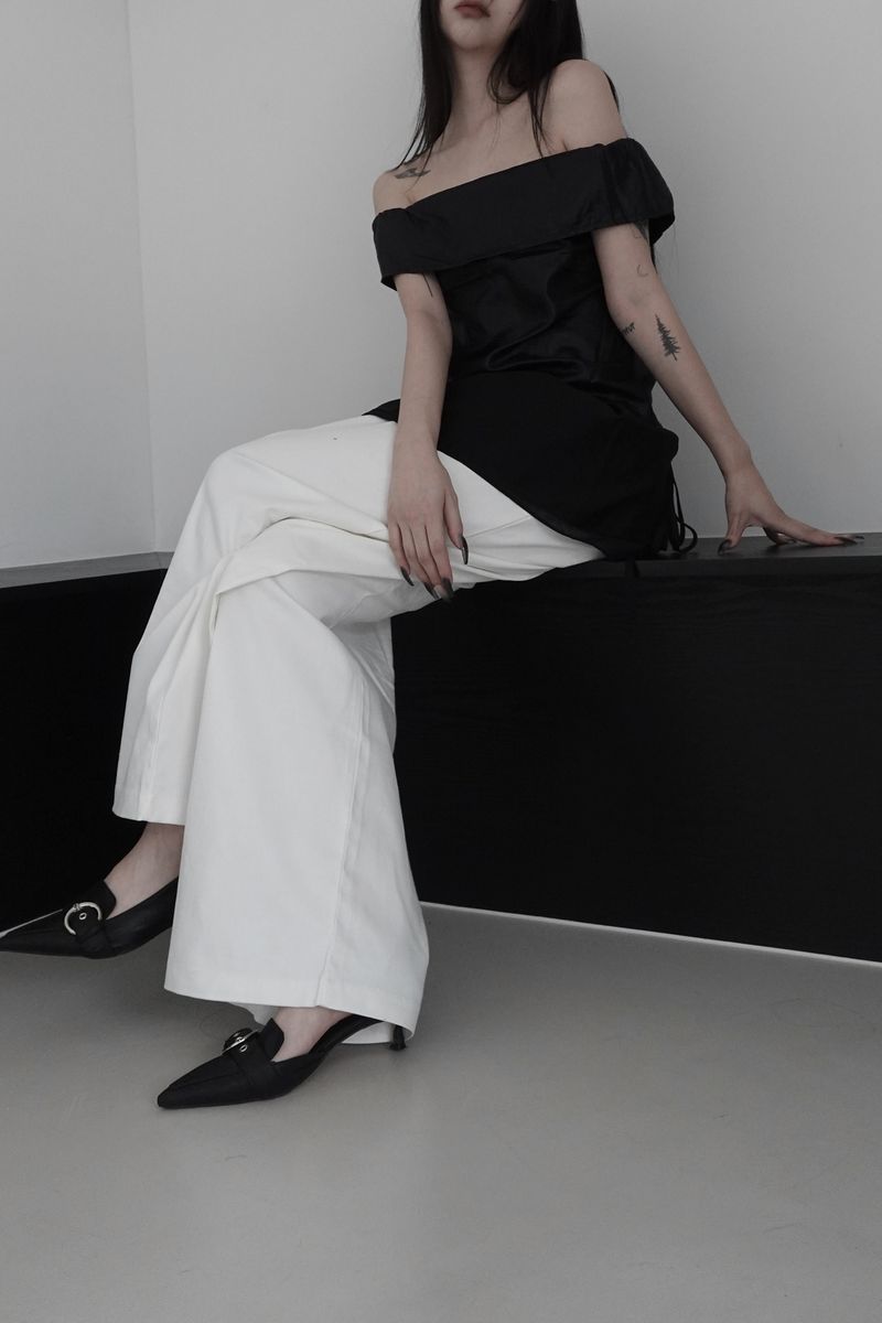 glow off shoulder top (2color)