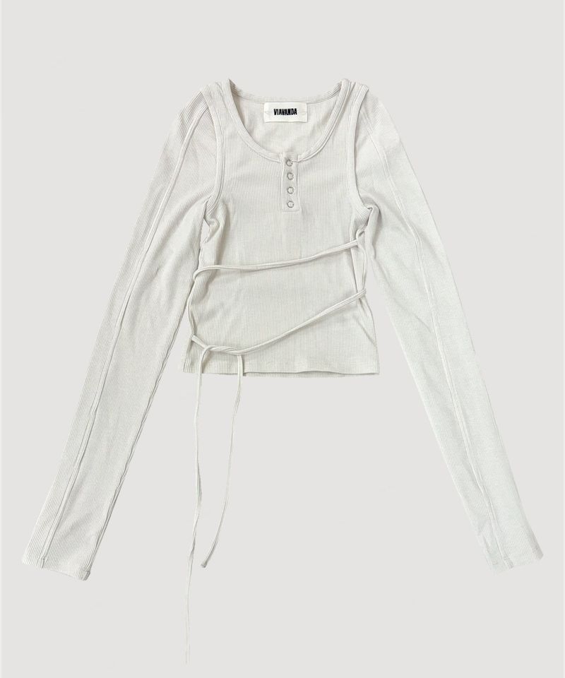 CUT OUT LONG SLEEVE TOP