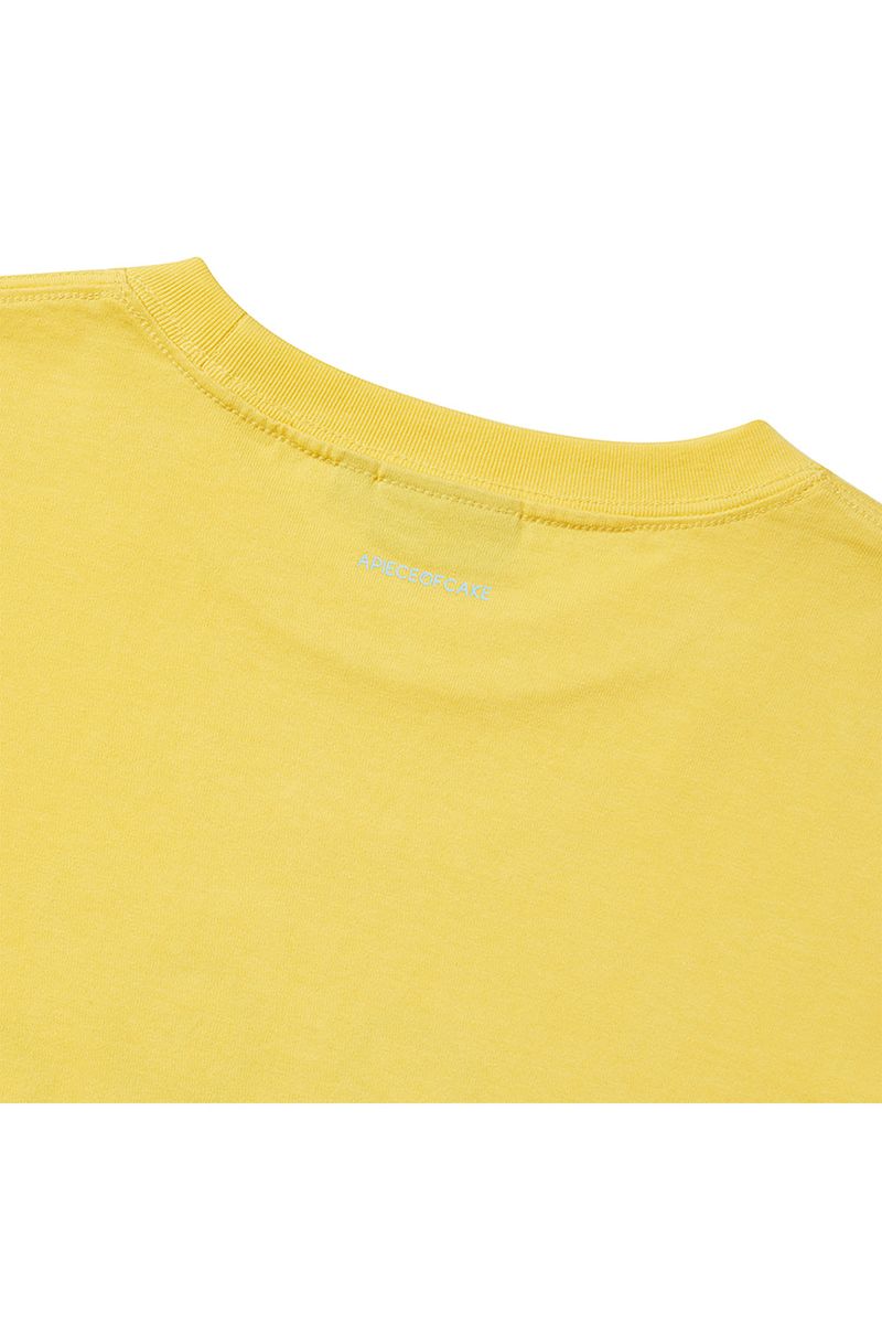 Cherry Bear Tee_Canary