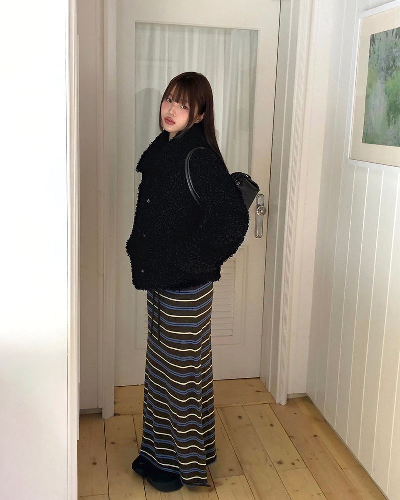 Haring Sprite Long Wide Skirt