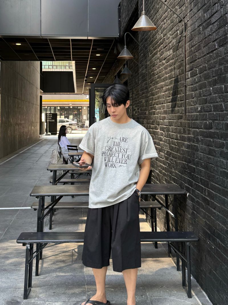 Os crush two-tuck bermuda pants
