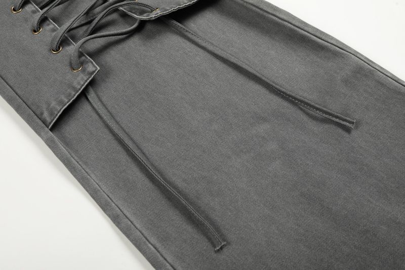 Vena Lace-Up Wide Pants