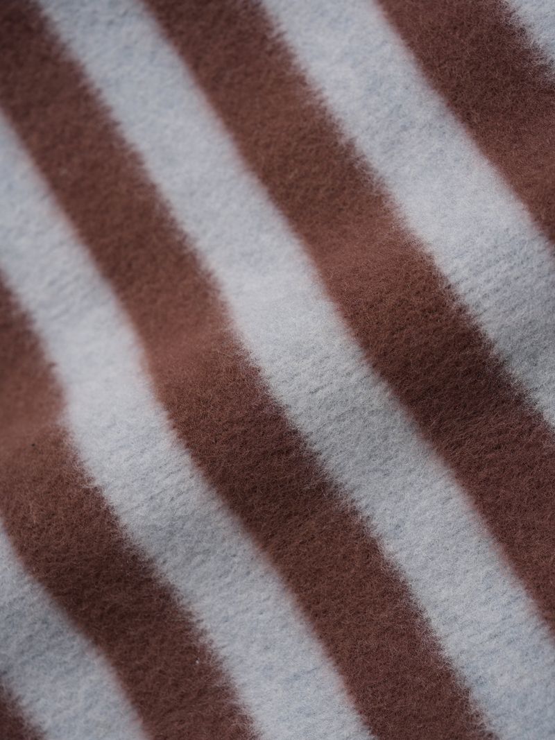Fluff striped knitwear