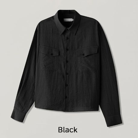 Hayden Flap Pocket Crop Shirt