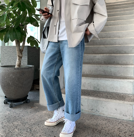 LOOKPLE（ルックプル）の「den 443 back banding date wide denim（Pants）」