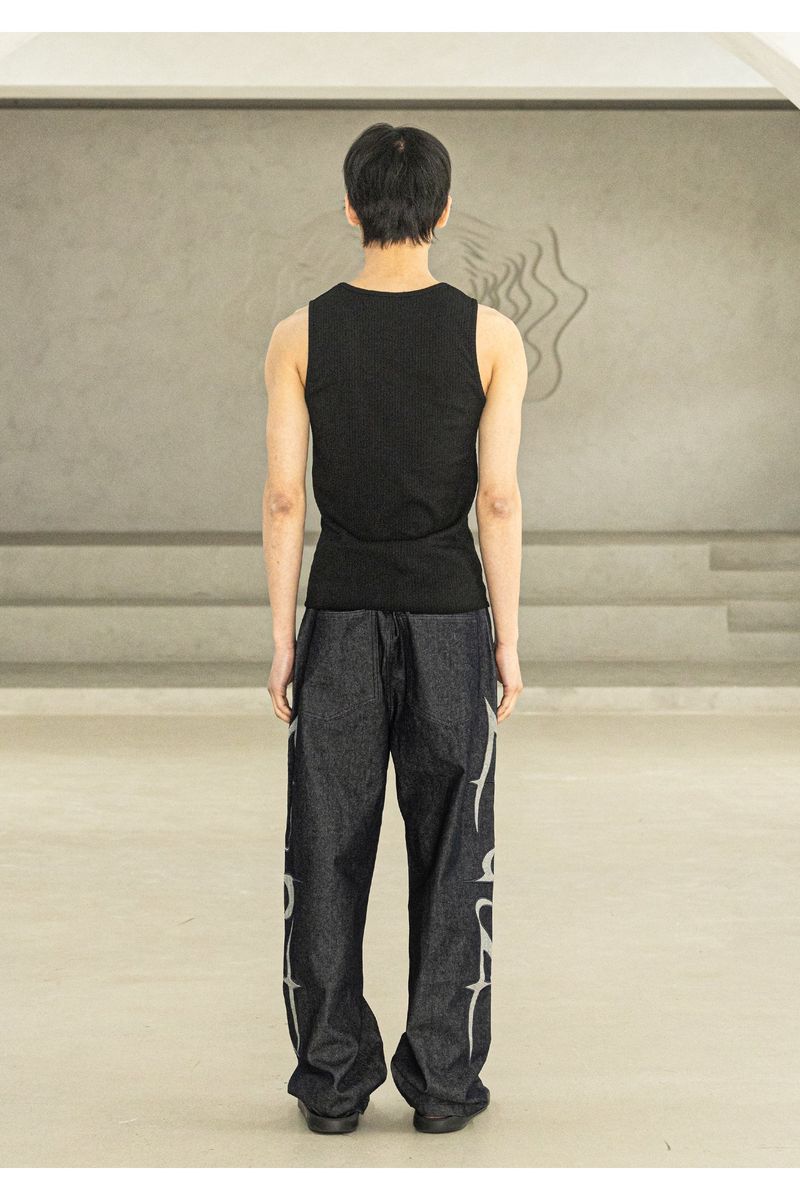 TWIG LOGO SLEEVELESS MSFSV001-BK