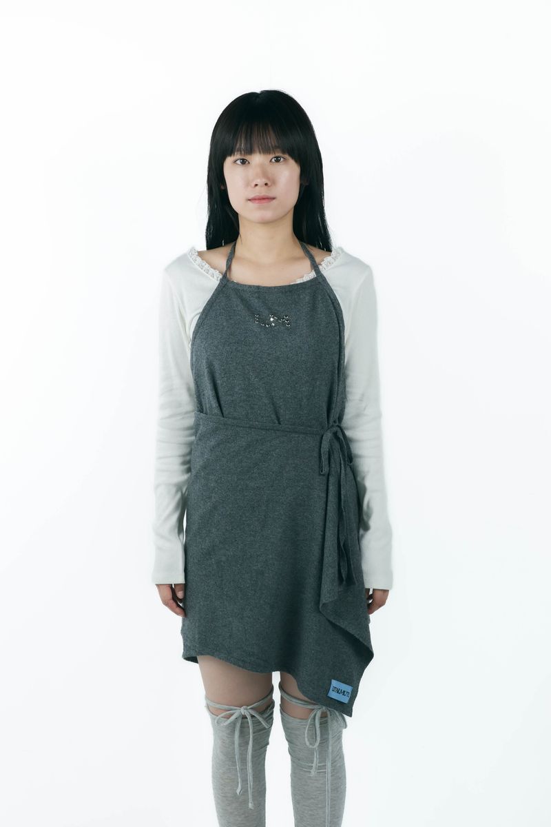 studs layered onepiece(gray)