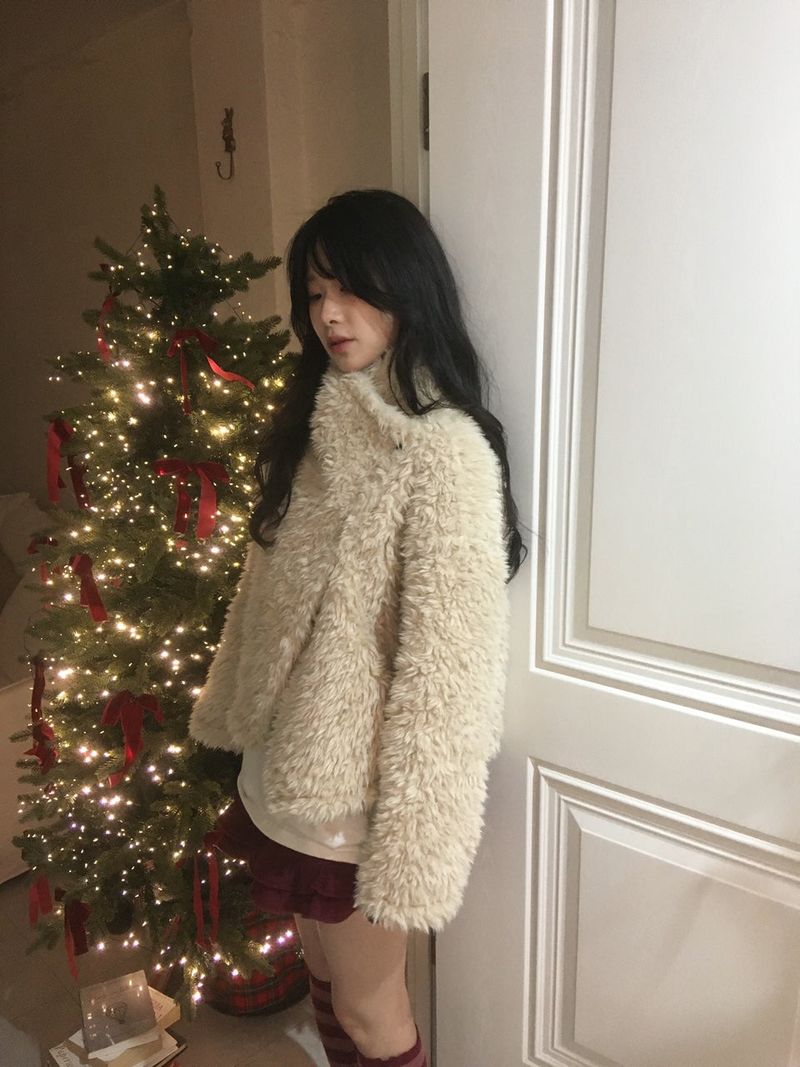 Unbalanced Mustang Fur Jacket