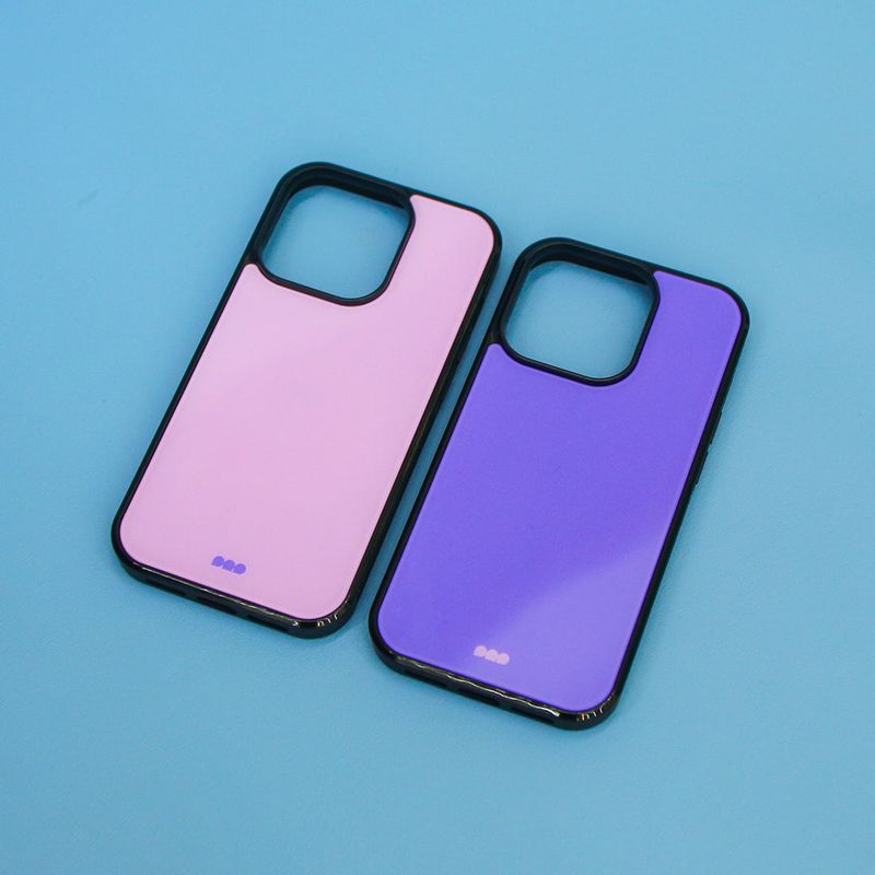 【MADE】 Simple glass bumper case (2 colors)