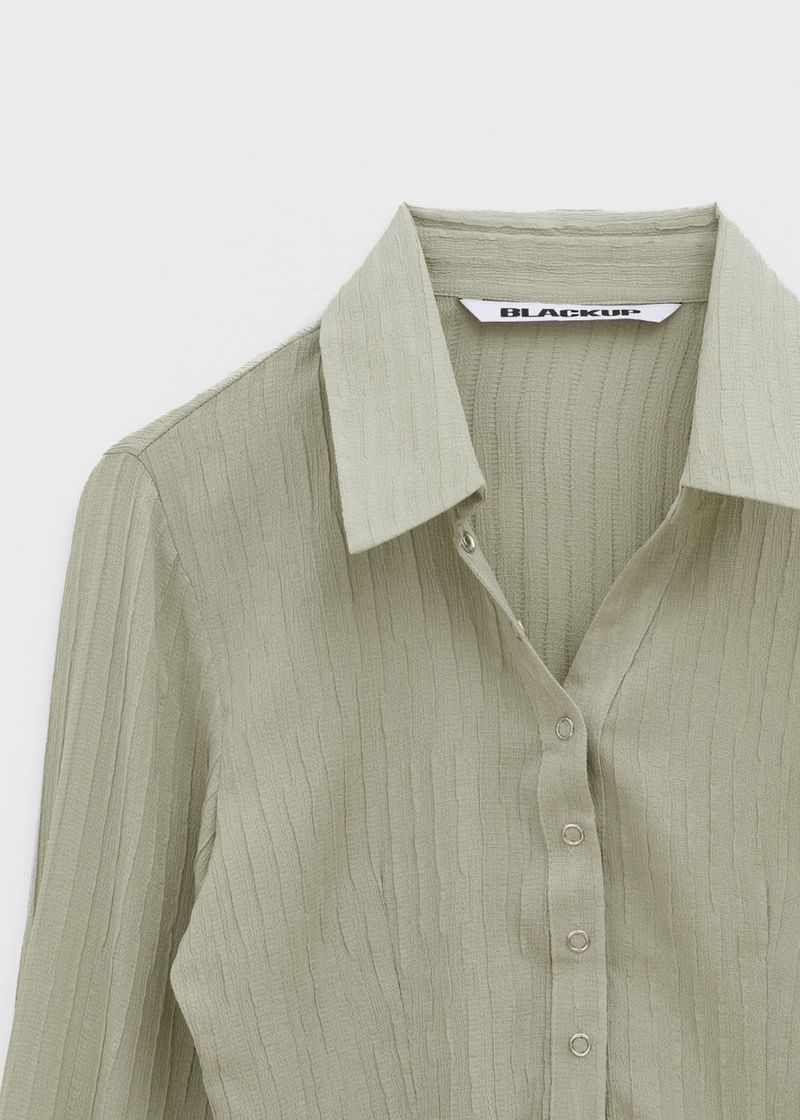[MADE] Elsob Button Pleated Blouse