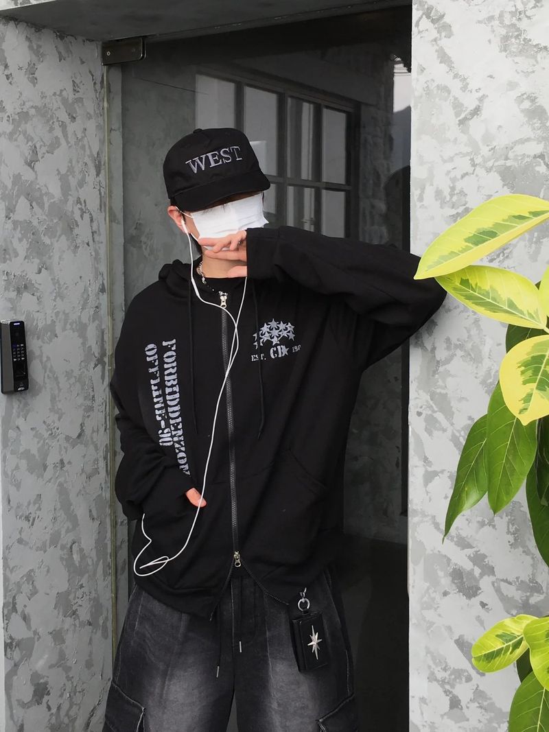 Blackout Archive Hoodie Zip-up 4C