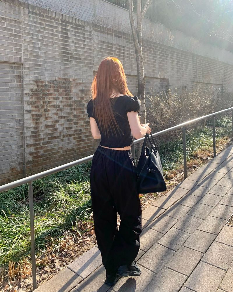ダニエルバンディングパンツ (Black)