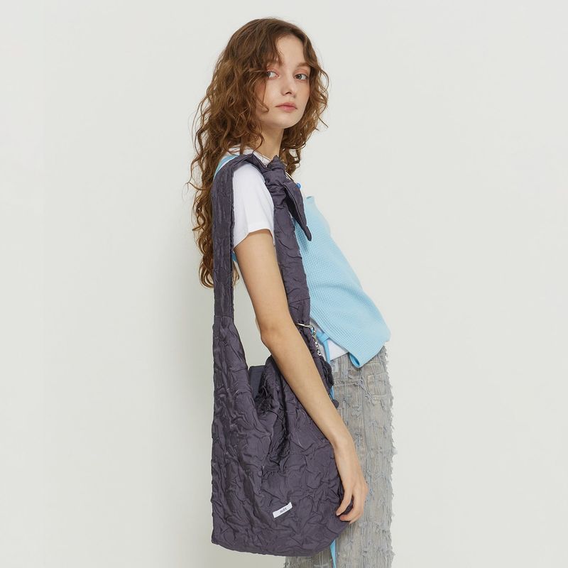 Rose knot bag_grey